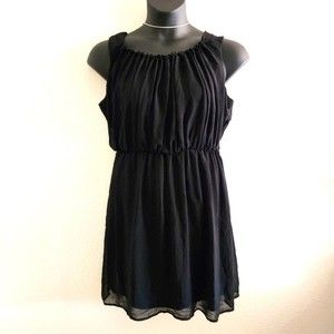 Emma & Michele Sleeveless Round Neck Dress Elastic Waist Plus Size 16